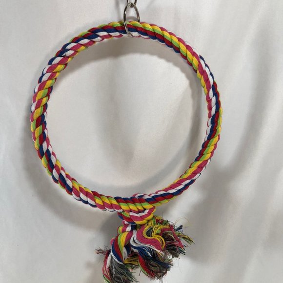 Other 8 Rope Bungee Bird Toy For Senegal Parrots Sun Conures And More
